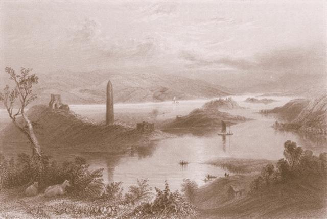 Uit: J. Stirling Coyne en W.H. Bartlett: The Scenery and Antiquities of Ireland, 2003