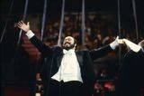Pavarotti, Madison Square Garden, 1987.  Foto : Don Perdue/WNET